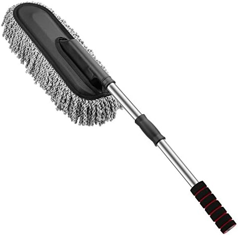 Automotive Duster Brush With Adjustable Handle Premium Quality Large Size 01 Pcs/Pack Black Blister Pack (China)