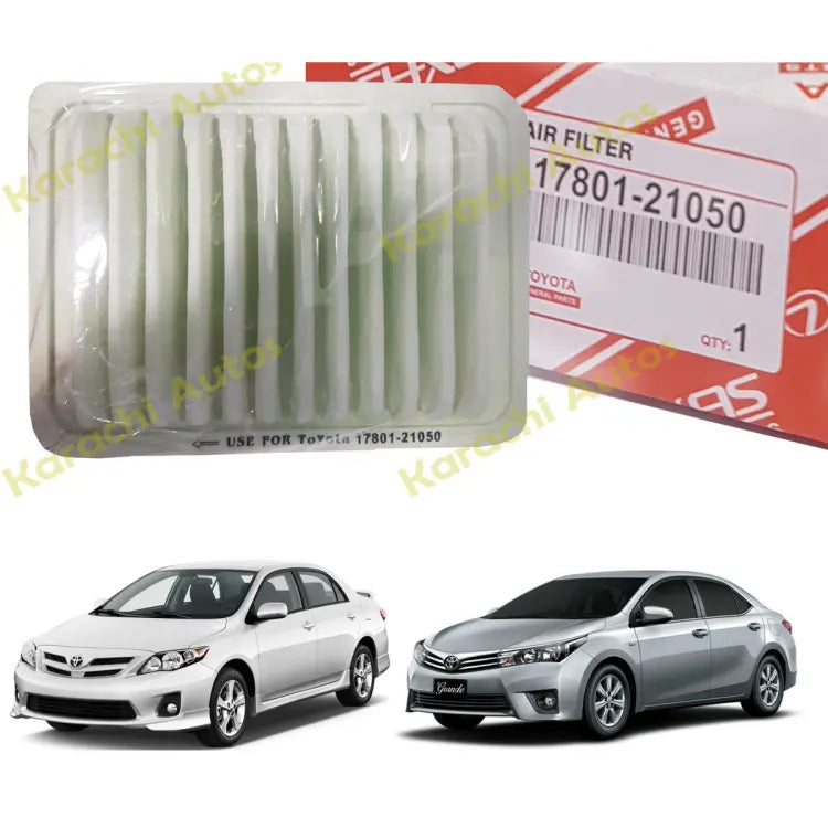 Automotive Engine Air Filters Tgp Genuine Element Type Toyota Corolla 2007-2021 For Petrol Engine Colour Box Pack 0M020 (Thailand)