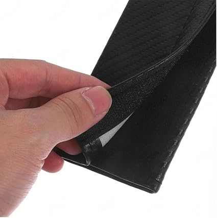 Seat Belt Covers (China) Pvc Material Carbon Momo Logo 02 Pcs/Set Fy-4806 Poly Bag Pack