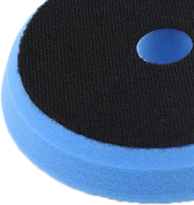 Car Polisher Machine Polishing/Buffing Pads Foam Material Blue 7" 01 Pc/Pack Poly Bag Pack