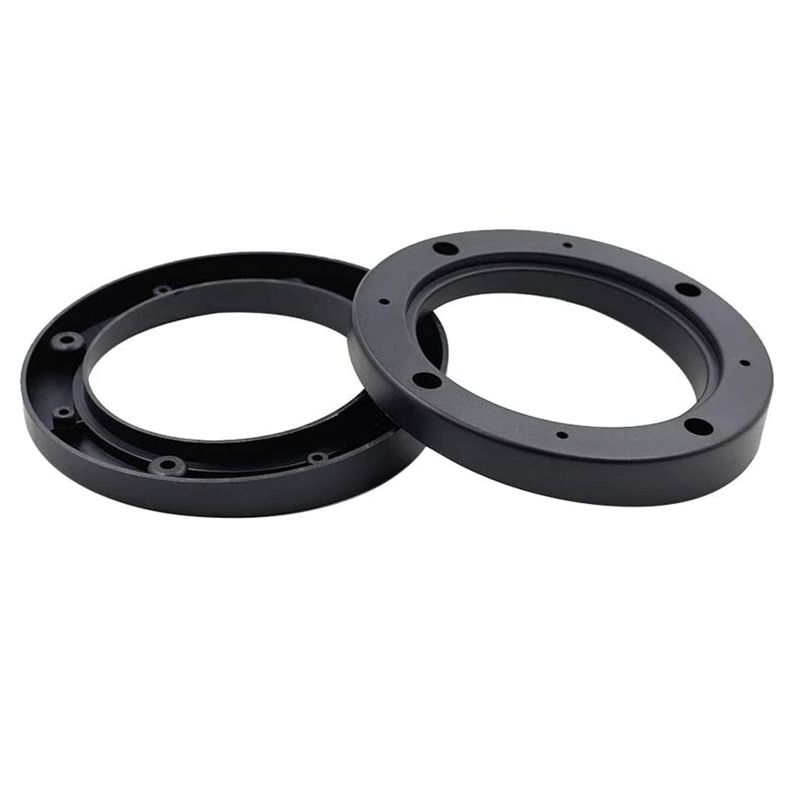 Car Door Speaker Spacer Plastic Material Black 4" Poly Bag Pack