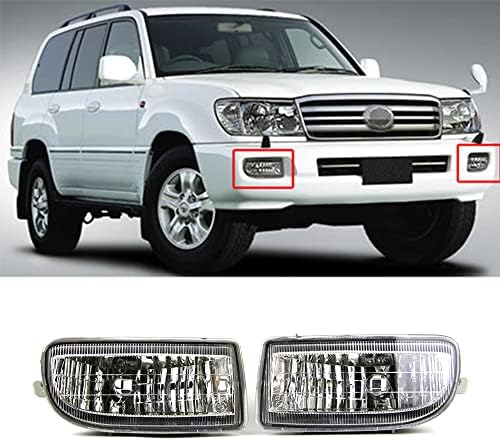 Car Fog Lamp Korealite Oem Fitting Halogen Toyota Landcruiser Fj-100 1998-2005 Plastic Housing Plastic Lens Clear Lens Kl-7893 (China)