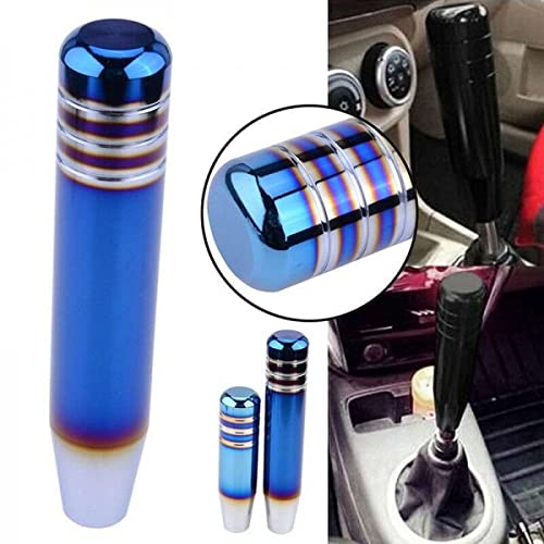 Car Gear Stick Shift Knob Manual Gear Universal Fitting Sports Design Metal Material Golden/Burn 01 Pc/Set Blister Pack (China)