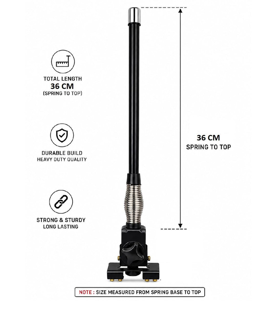 Auto Decorative Antenna 4X4 Black Small Size Poly Bag Pack (China)