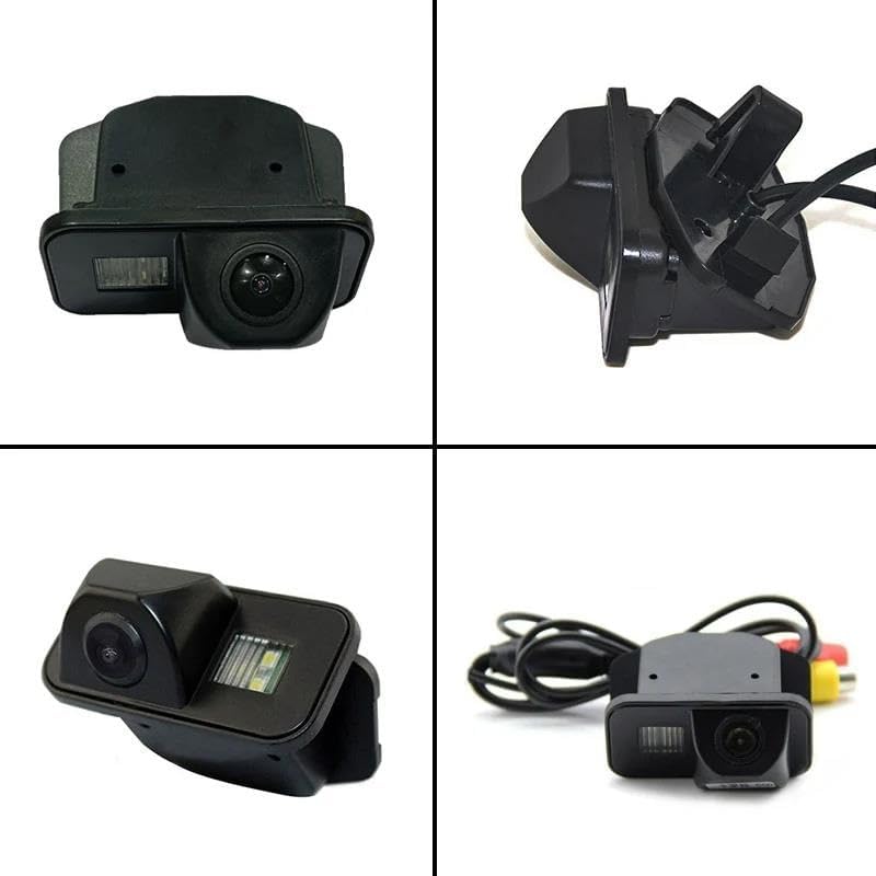 Car Parking Camera Orientech Fish Eye Lens Trunk Fitting Custom Fitting Toyota Corolla 2018 Nv Colour/Hd/Guide Lines M/G/L W/Grip Plastic Housing Black Housing 12V Colour Box Pack (China)
