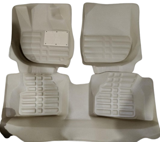 Car Floor Mat 5D Honda City 2021 Beige Pvc 03 Pcs / Set Standard Quality (China)