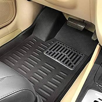 Car Floor Mat 5D Toyota Vitz 2015 Black Pvc  03 Pcs / Set Standard Quality (China)