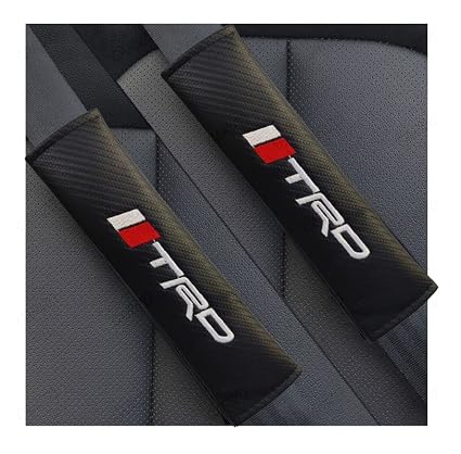 Seat Belt Covers (China) Pvc Material Carbon 02 Pcs/Set Trd Logo Fy-4806 Poly Bag Pack