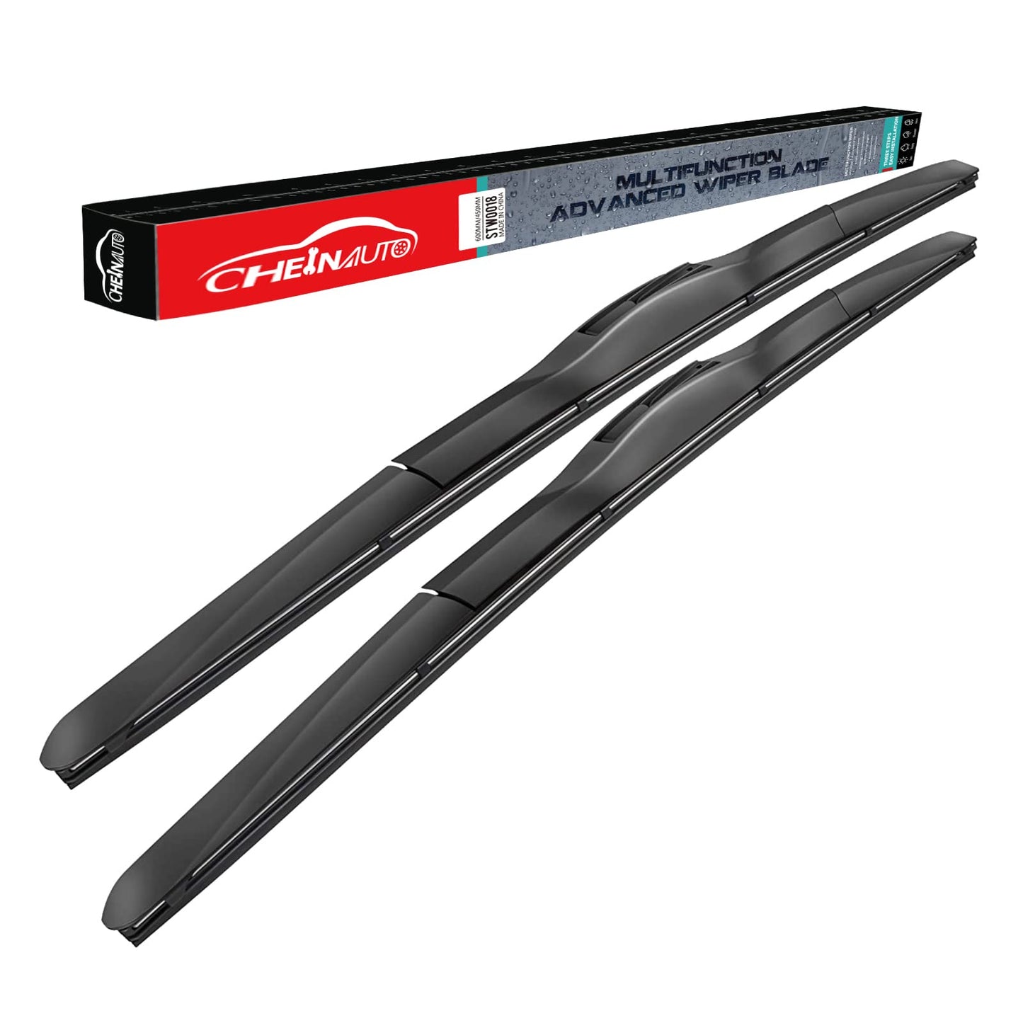 Auto Windshield Quiet Wiper Blades 4S Front Screen Hybrid Type 14" Premium Quality 01 Pc/Pack Box Pack (China)