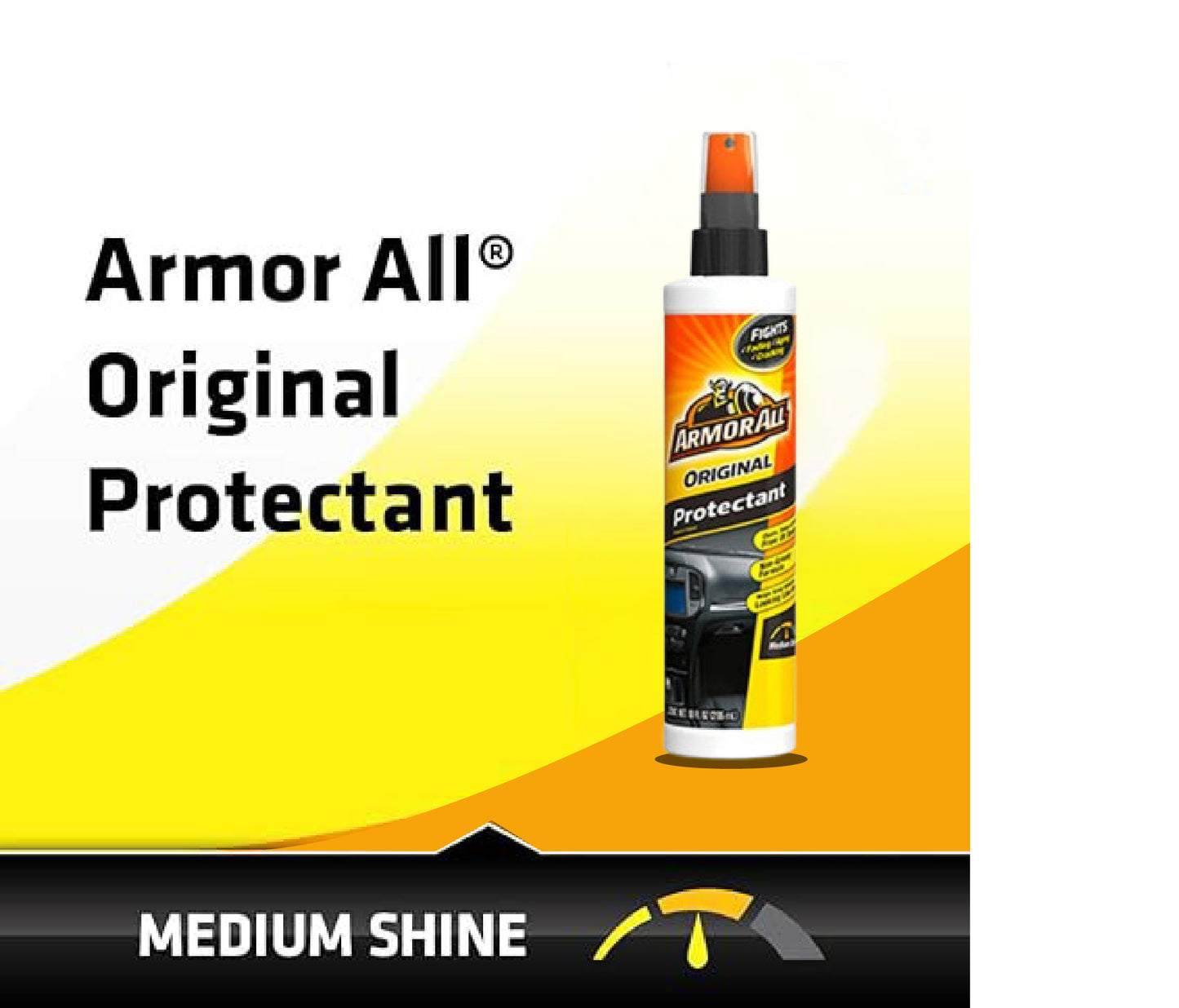 Car Dashboard Polish Armorall Original Plastic Bottle Pack  295Ml Protectant 11010Ab (Uk)