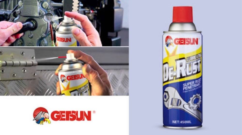 Anti Rust Lubricant Getsun Tin Can Pack 250Ml G-2013C (China)