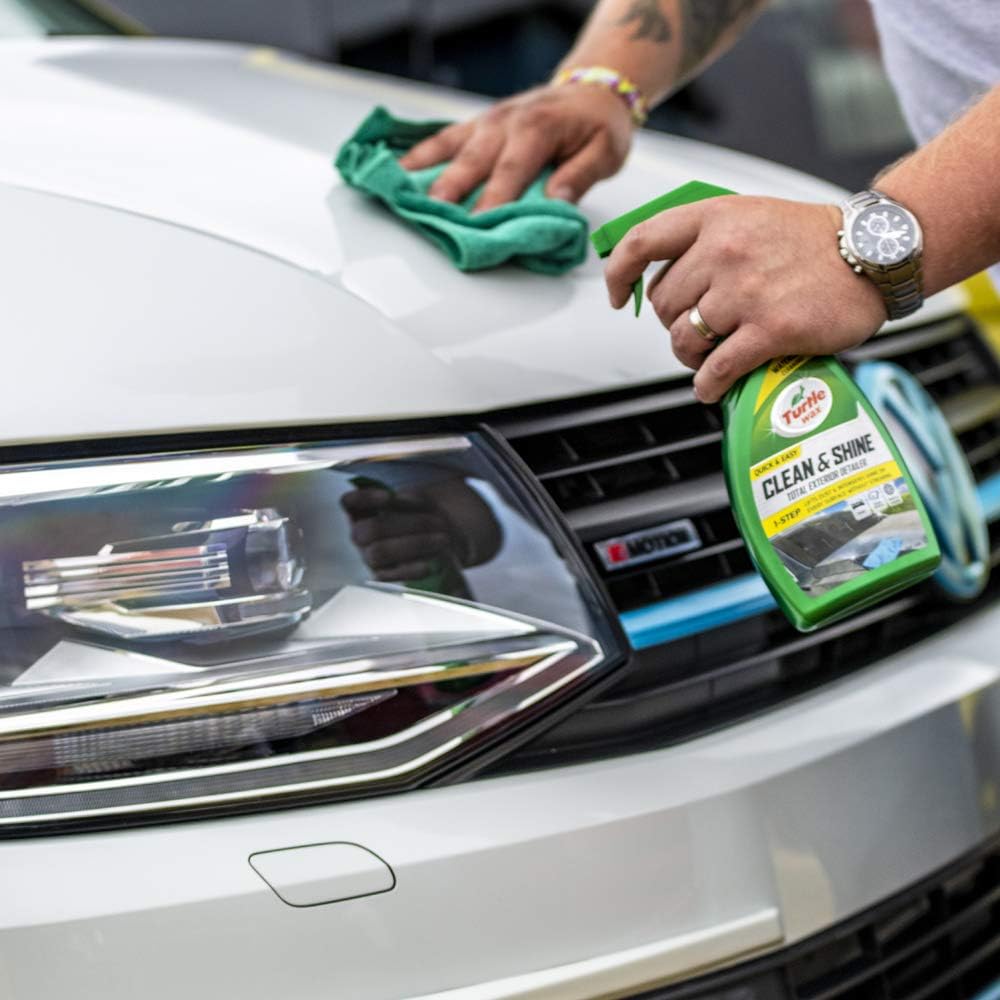 Car Body Polish Turtle Wax Liquid Based Plastic Bottle Pack 709Ml Clean&Shine Total Exterior Detailer 50576 (Usa)
