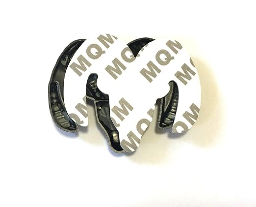 Car Universal Mono Metal Material Markhoor Design Black 01 Pc/Pack Poly Bag Pack (China)