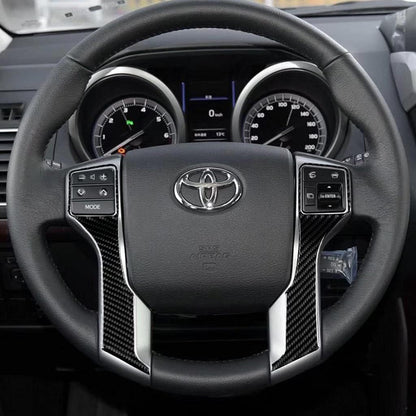 Automotive Oem Type Steering Wheel Oem Type W/Air Bag & Multimedia Switches Toyota Landcruiser Fj-200 2008-2021 Leather Type Material Prado 2018 / L/C 2016-2020 Design Black/Wood Oem Fitting New Vp (China)