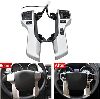 Automotive Oem Type Steering Wheel Oem Type W/Air Bag & Multimedia Switches Toyota Prado Fj-150 2008-2021 Leather Type Material Prado 2018 / L/C 2016-2020 Design Black/Wood Oem Fitting New (China)