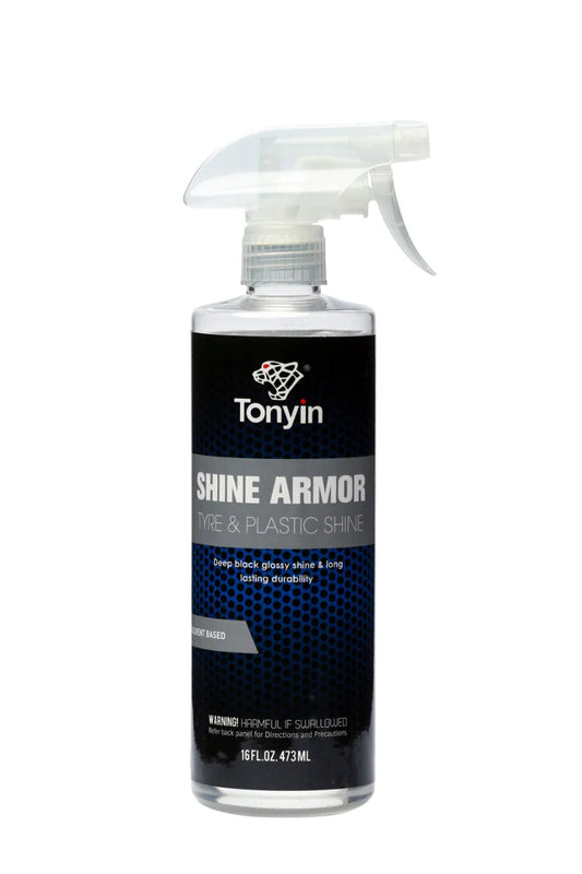 Car Tire & Plastic Bumper Wax Tonyin Tin Can Pack 450Ml Shine Armor Tn138 (China)