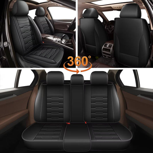 Auto Leather Type Seat Cover M/A Charger Sxt Design Custom Fitting Toyota Yaris 2020  Beige Colour   11 Pcs/Set Premium Quality