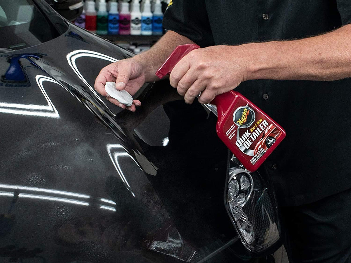 Car Body Polish Meguiars Liquid Based Plastic Bottle Pack 473Ml Quick Mist&Wipe Detailer A3316 (Usa)