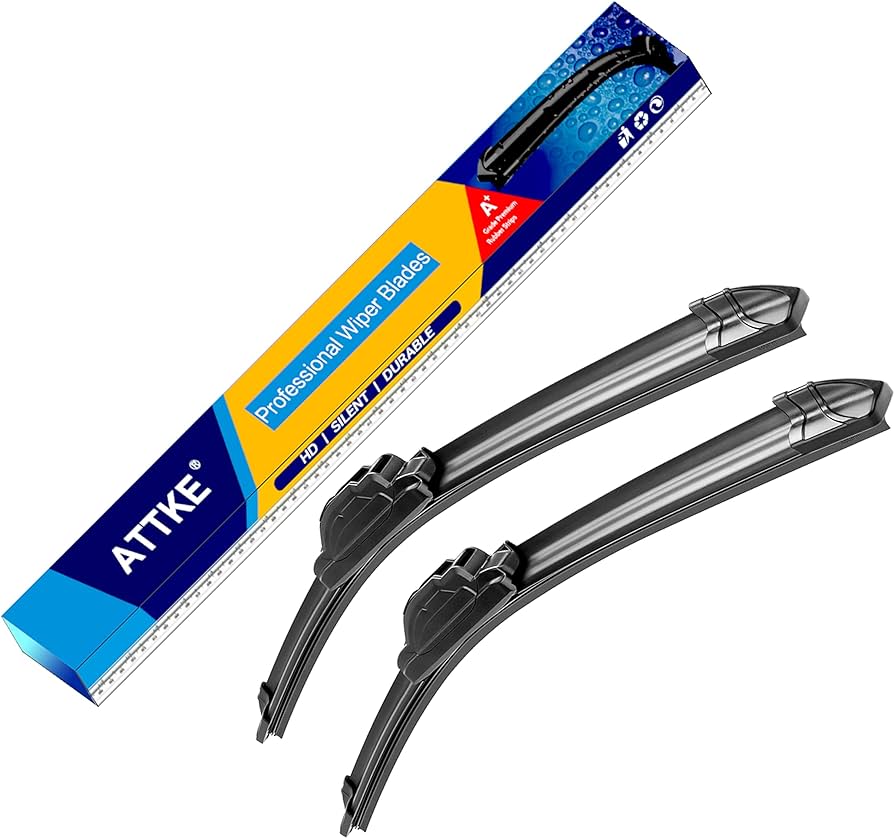 Auto Windshield Quiet Wiper Blades Front Screen Silicone Type 14" Standard Quality 01 Pc/Pack Colour Box Pack (China)