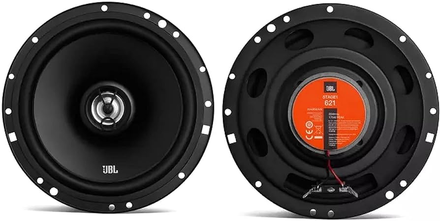 Car Speakers Jbl 6" Round Shape 2-Way Coaxial 240W Ogp Universal Fitting 02 Pcs/Set Black Stage E 2624 Premium Quality