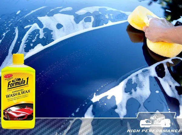 Car Body Polish Formula-1 Cream Based Plastic Bottle Pack 473Ml Carnauba Wax Deeper Brilliant Shine 716010 (Usa)