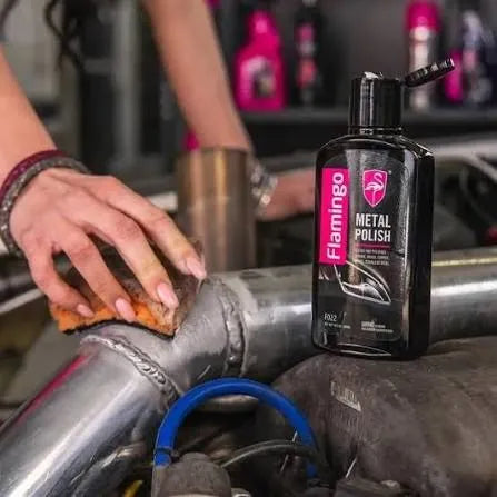 Car Body Polish Flamingo Cream Based Plastic Bottle Pack 300Ml Metal Polish (China)