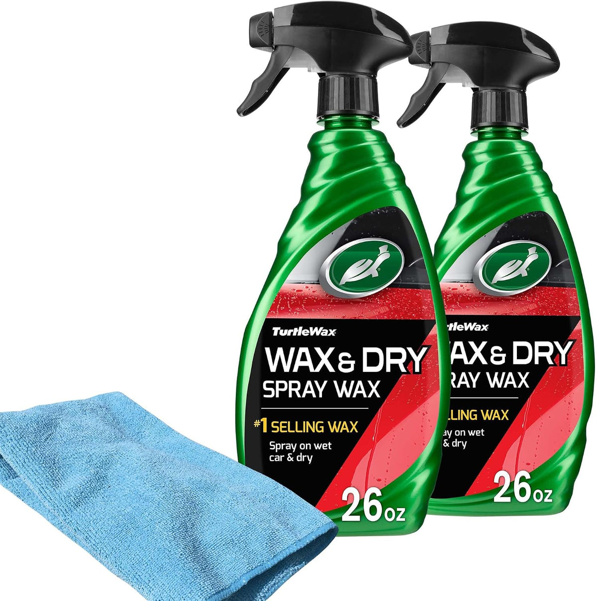 Car Body Polish Turtle Wax Liquid Based Plastic Bottle Pack 709Ml Wax&Dry Spray Wax 50420 (Usa)