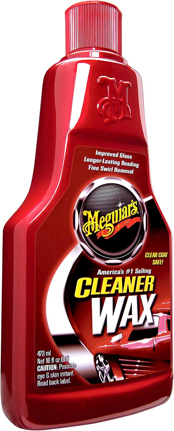 Car Body Polish Meguiars Cream Based Plastic Bottle Pack 473Ml Cleaner Wax A1216 (Usa)