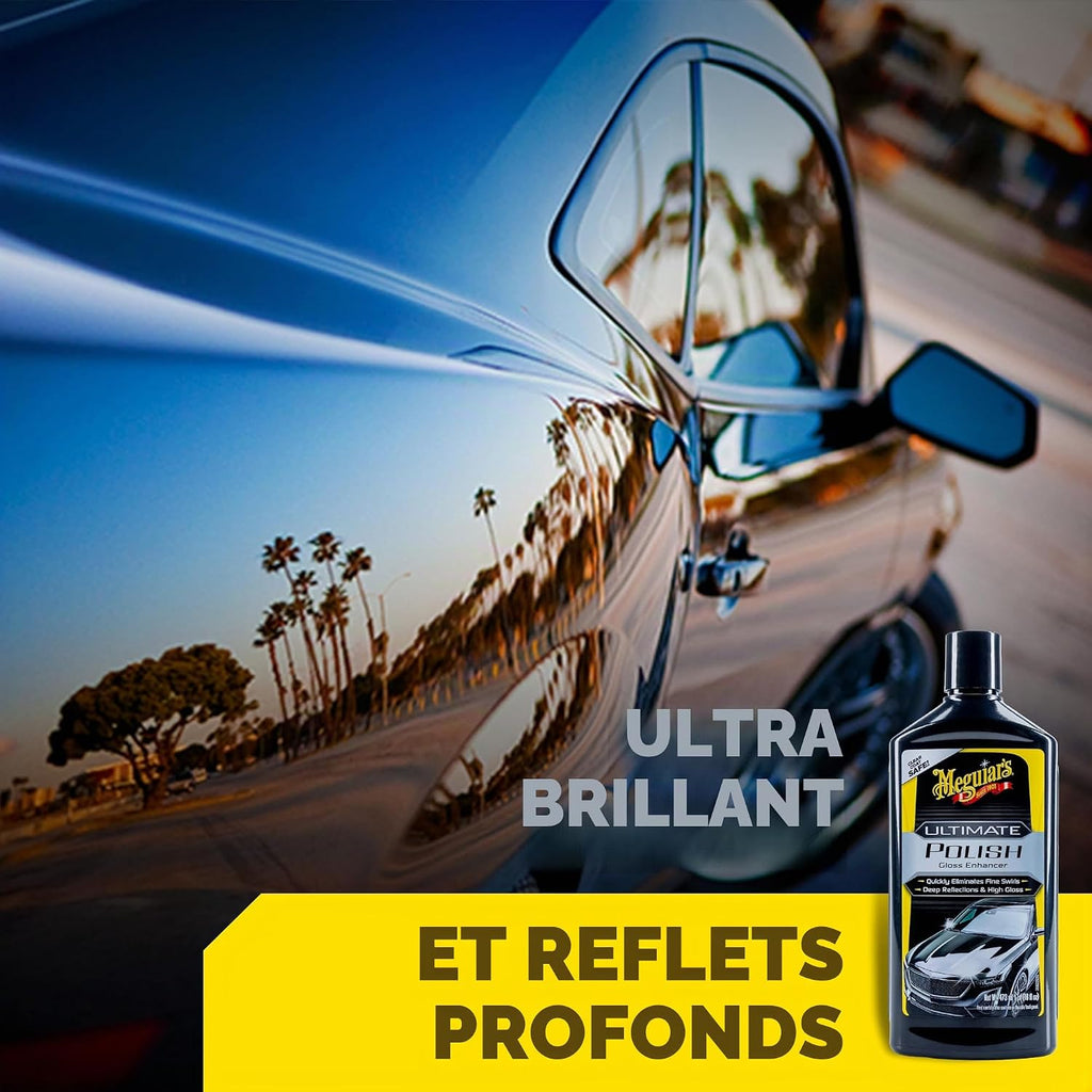 Car Body Polish Meguiars Ultimate Cream Based Plastic Bottle Pack 473Ml Pre-Waxing Glaze G19216 (Usa)