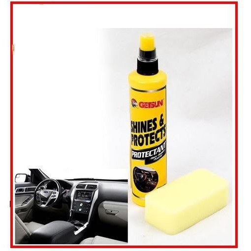 Car Dashboard Polish Getsun New Car  Plastic Bottle Pack  295Ml Shine&Protects Gt-7026 (China)