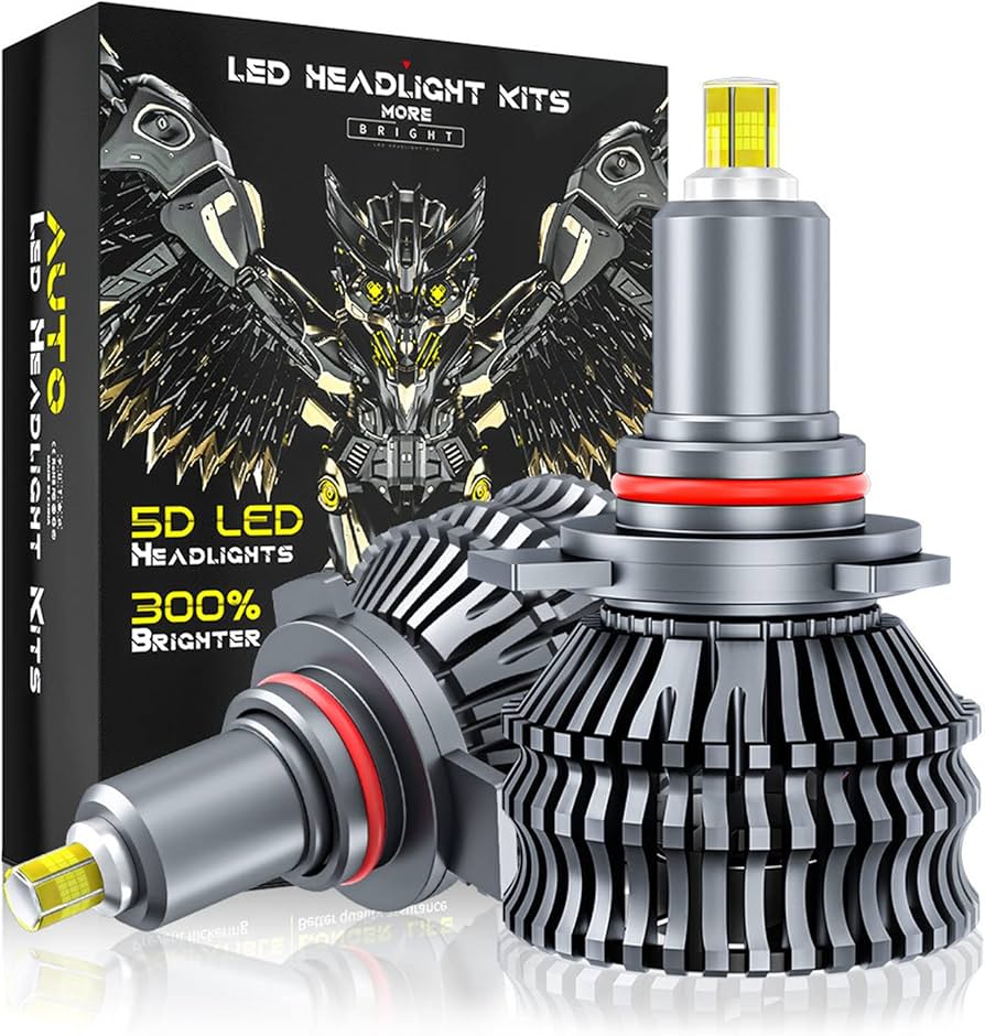 Car Led Head Light Bulbs  Csp 9005 Ultra White Colour Box Pack (China) K68 1000W 600W