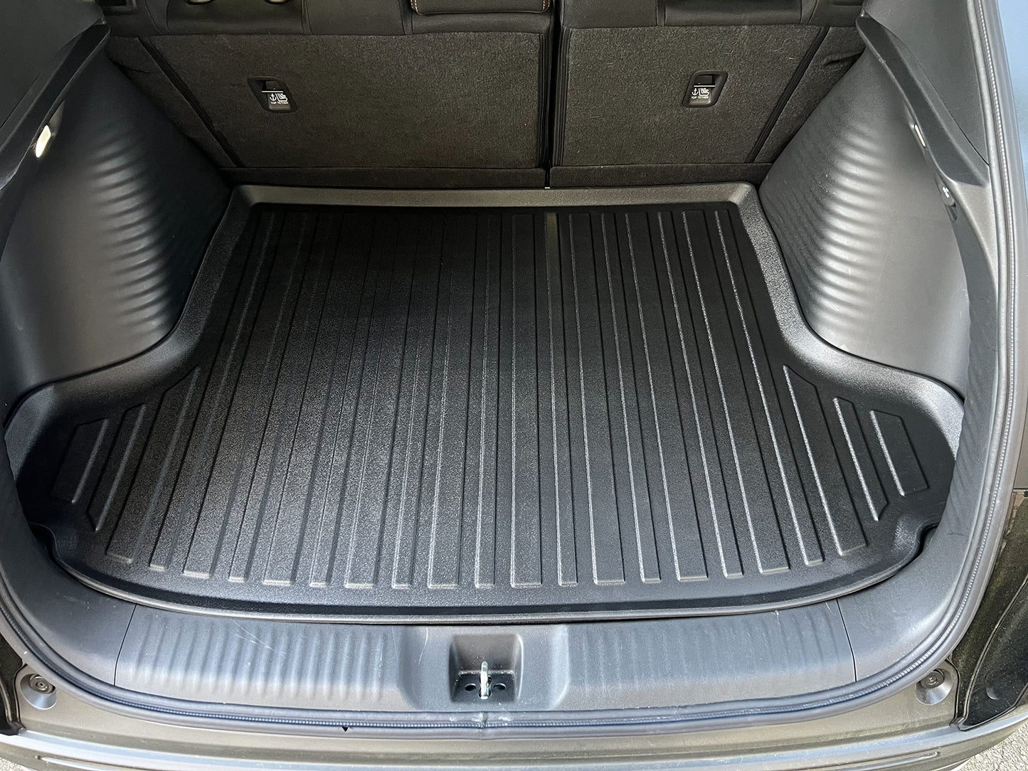 Car Trunk Mat Pvc Material Honda Hr-V Black   01 Pc/Set (China)