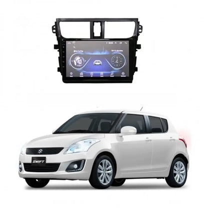 Car In Dash Touch Screen / Android Pannel / Tab Frame Only Suzuki Swift 2018 10" Matt Black W/Wiring (China)