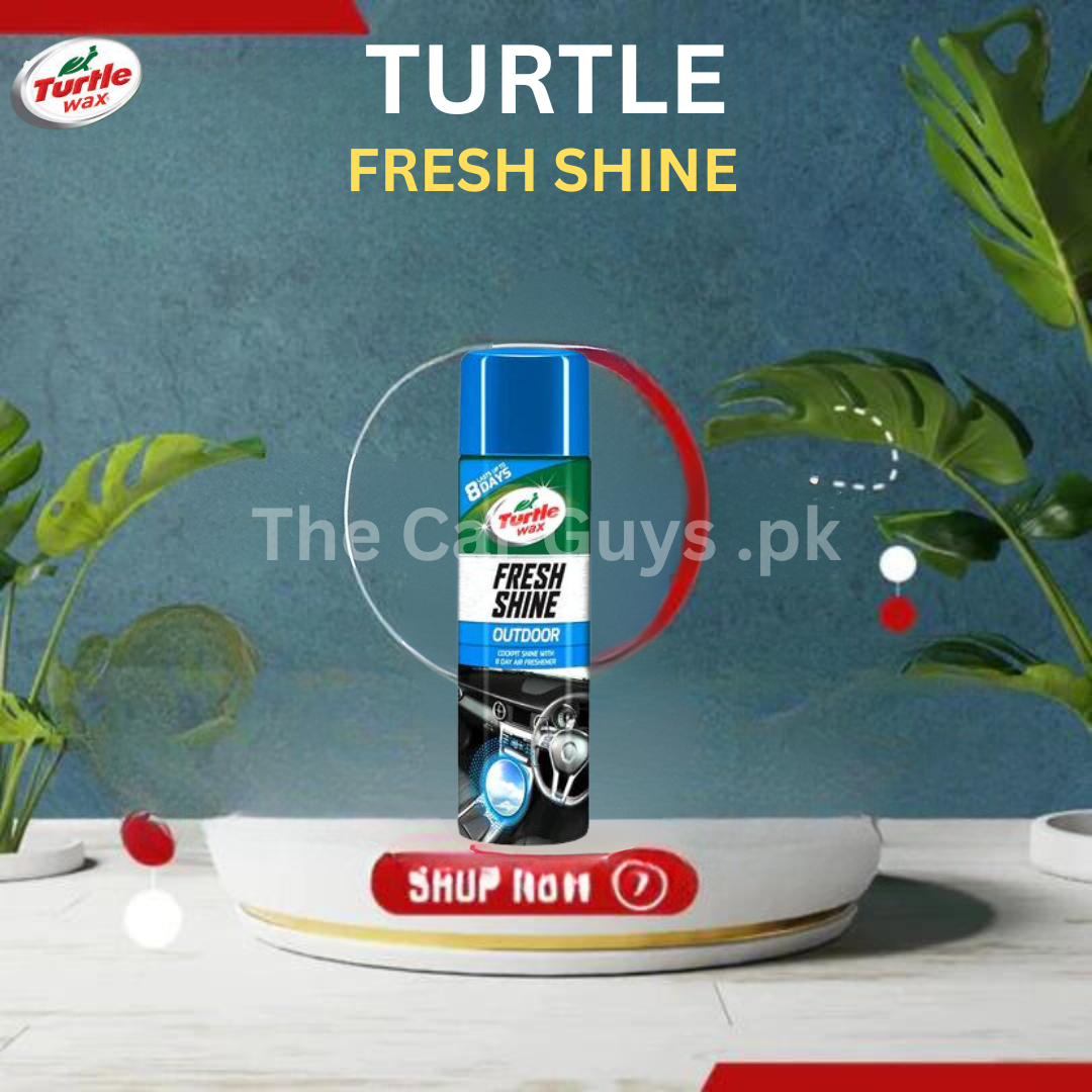 Car Dashboard Polish Turtle Wax Outdoor Fragrance Tin Can Pack 500Ml Fresh Shine  51788 (Usa)