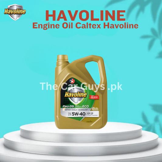 Engine Oil Caltex Havoline Pro Ds F/S Eco For Petrol Engine 5W-40 Sp 04 Litres Plastic Can Pack Advanced Protection (Thailand)