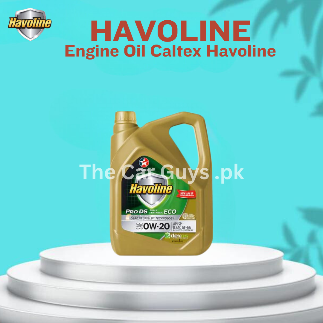 Engine Oil Caltex Havoline Pro Ds F/S Eco For Petrol Engine 0W-20 Sp 04 Litres Plastic Can Pack Advanced Protection (Sri Lanka)