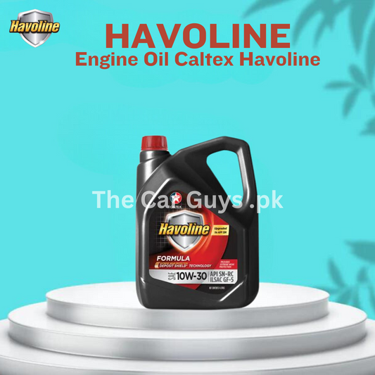 Engine Oil Caltex Havoline Formula For Petrol Engine 10W-30 Sn+_Rc 04 Litres Plastic Can Pack (Pakistan)