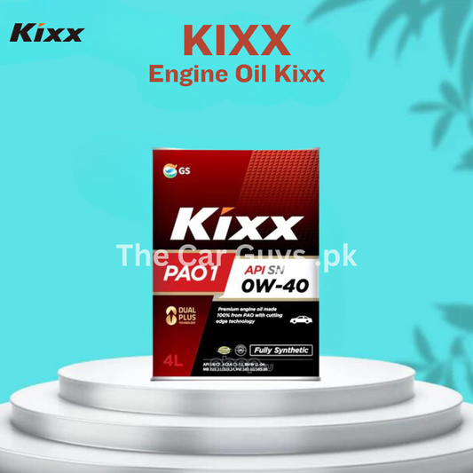 Engine Oil Kixx Pao1 For Petrol Engine 0W-40 Sn/Cf 04 Litres Metal Can Pack  (Korea)