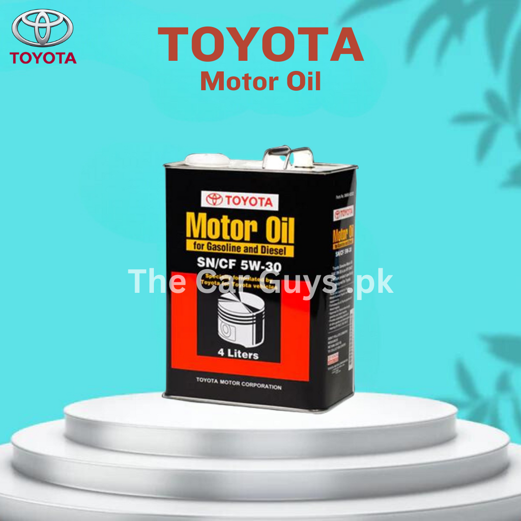 Engine Oil Toyota Motor Oil For Gasoline & Diesel Engine 5W-30 Sn/Cf 04 Litres Metal Can Pack (Japan)
