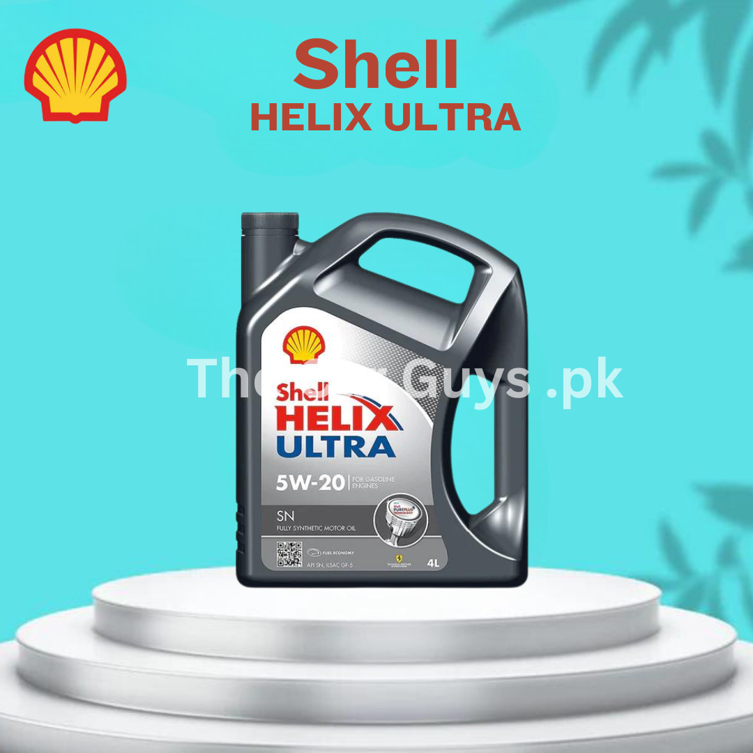Engine Oil Shell Helix Ultra For Petrol Engine 5W-20 Sn 04 Litres Plastic Can Pack (Pakistan)