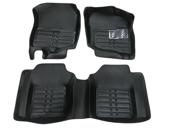 Car Floor Mat 5D Honda City 2018 Black Pvc 03 Pcs / Set Standard Quality (China)