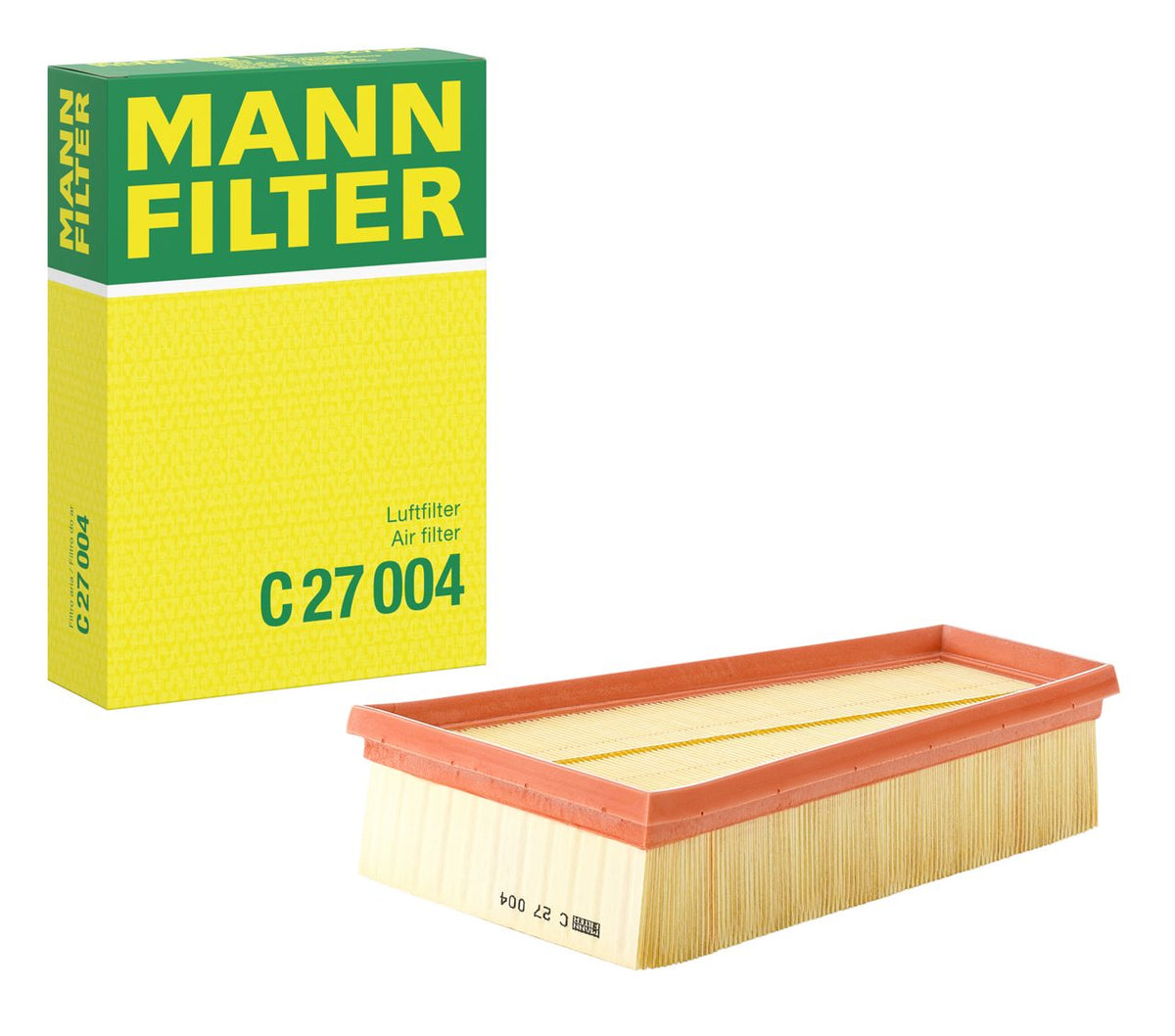 Automotive Engine Air Filters Mann Genuine Assembly Type Colour Box Pack C27004 (Germany)