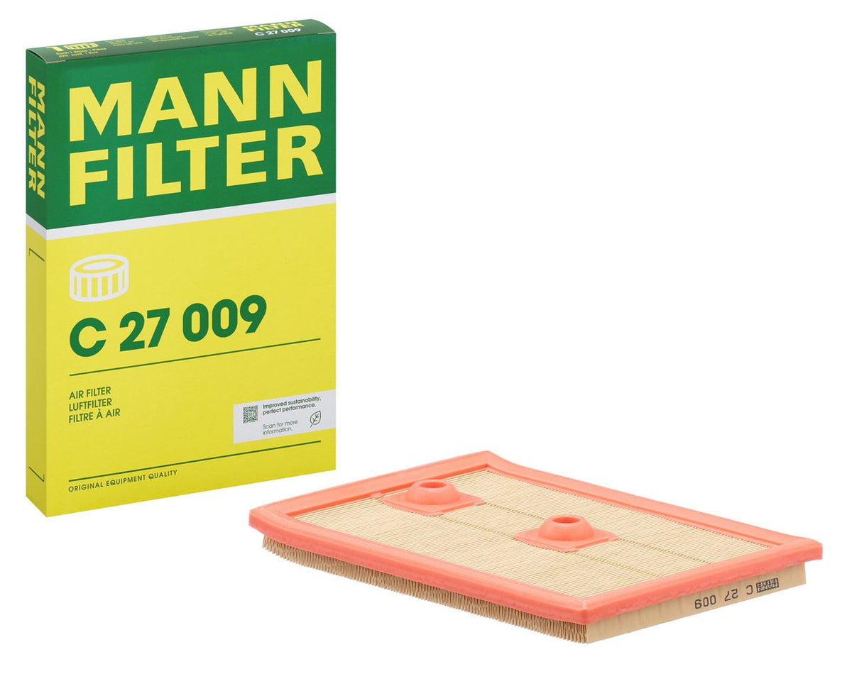 Automotive Engine Air Filters Mann Genuine Assembly Type Colour Box Pack C27009 (Germany)