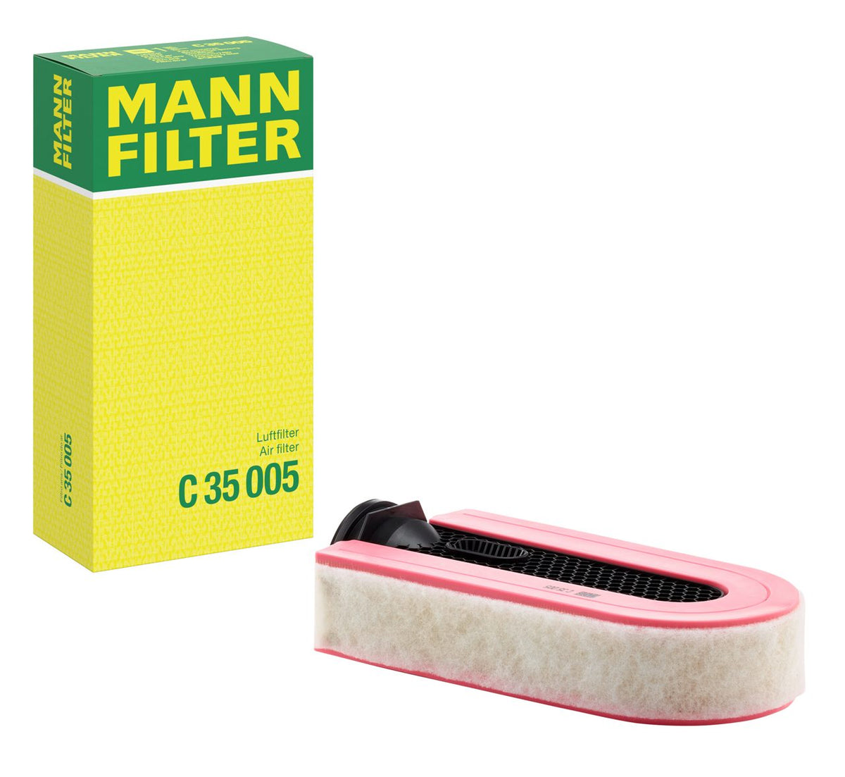 Automotive Engine Air Filters Mann Genuine Element Type Colour Box Pack C35005 (Uk)