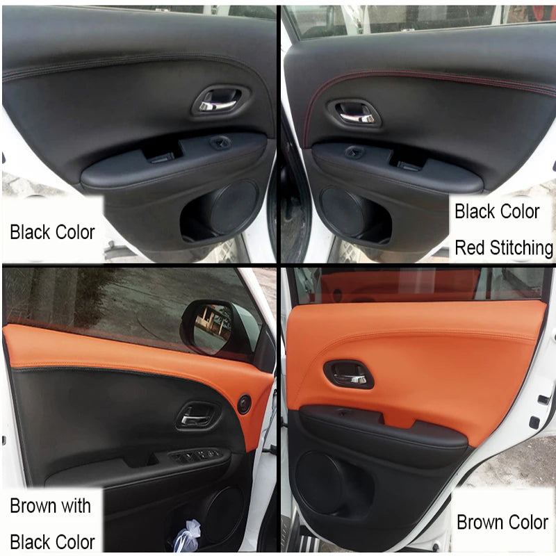 Car Door Inner Poshish  Suv Type 06 Pcs/Set M/B Oem Design  Custom Fitting Honda Vezel 2021 Cayane Brown