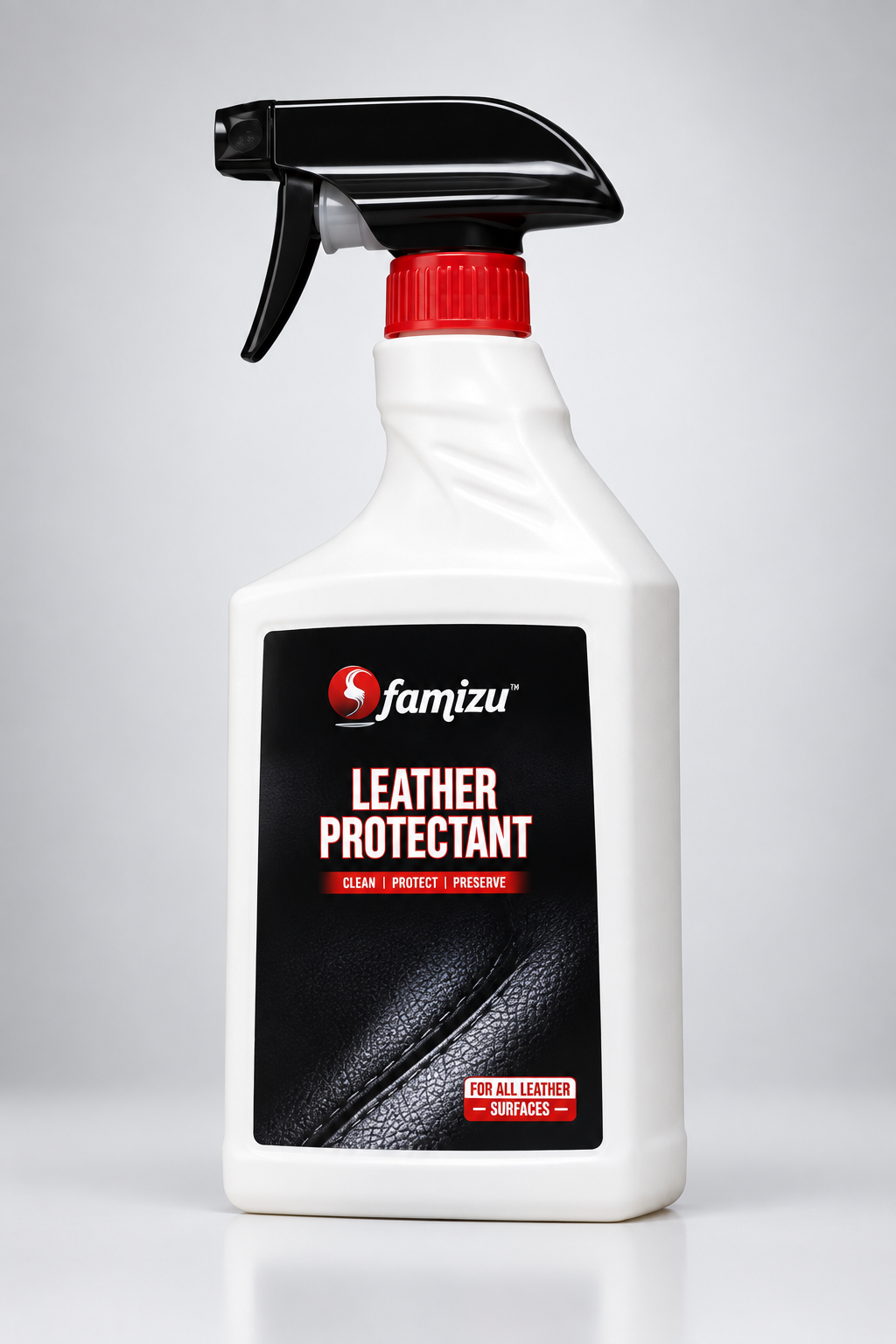 Leather Polish Famizu Plastic Bottle Pack 500Ml Leather Protectant Gm-9017 (China)