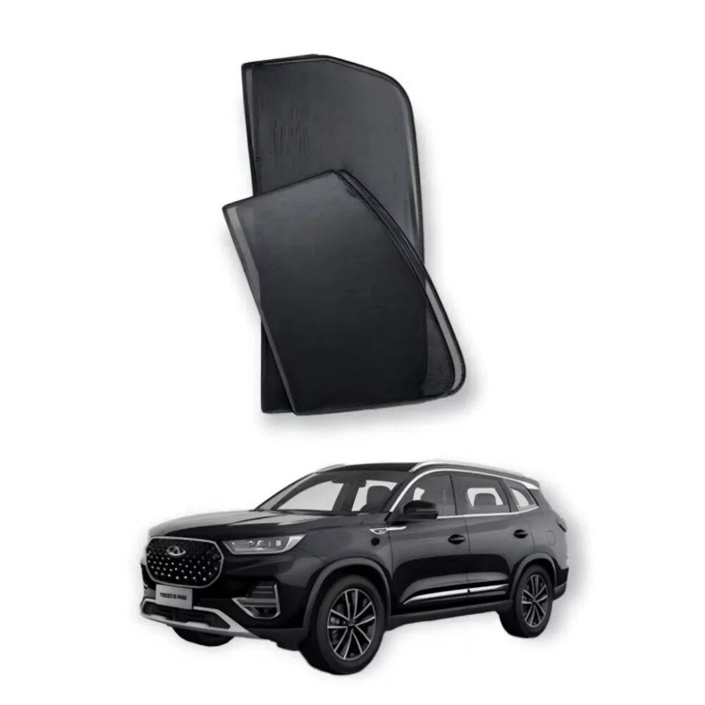 Car Curtain Side Fix Cherry Tiggo 8 Pro Black 6 Pcs