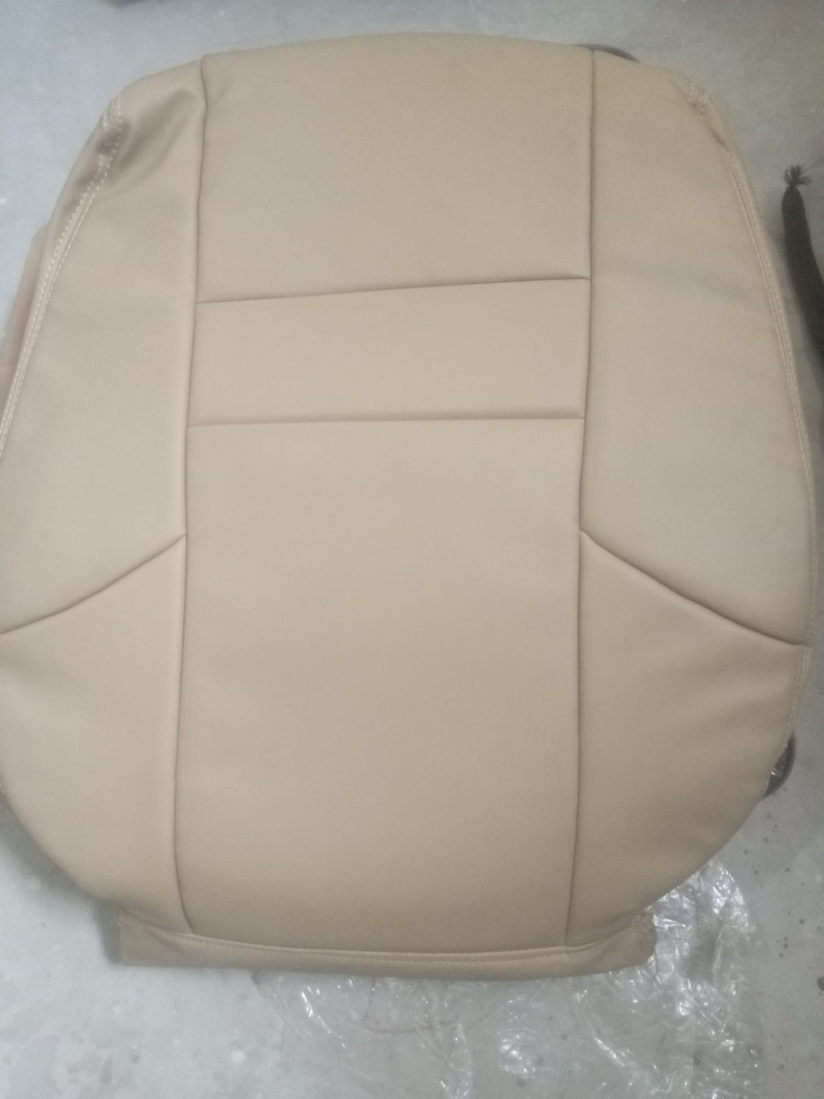 Auto Leather Type Seat Cover M/C Oem Design Custom Fitting Honda City 2018 Beige Colour 09 Pcs/Set