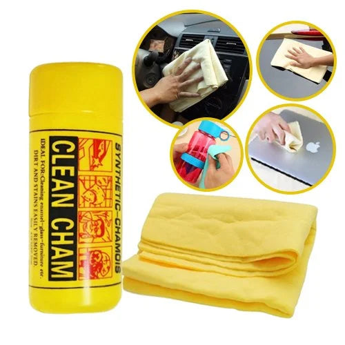 Automotive Washing / Cleaning / Polishing Cloth Synthetic Chamois Material Standard Quality Large Size Yellow 01 Pc/Pack (China)