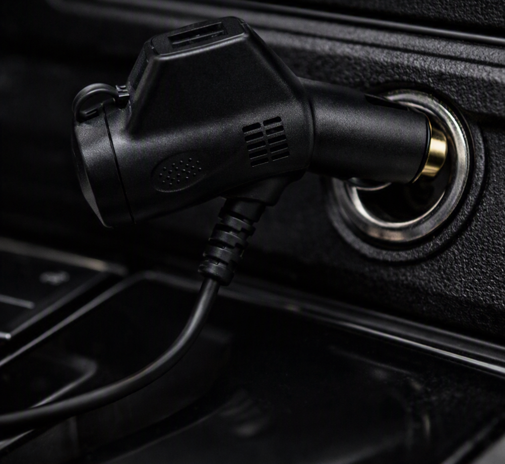 Mobile Charger Kit Aaa Car Use / Dc Type 5V 60W Android Regular Port 1.5 Meters W/Cigarette Lighter Socket 01 Pc/Pack Black Colour Box Pack (China)